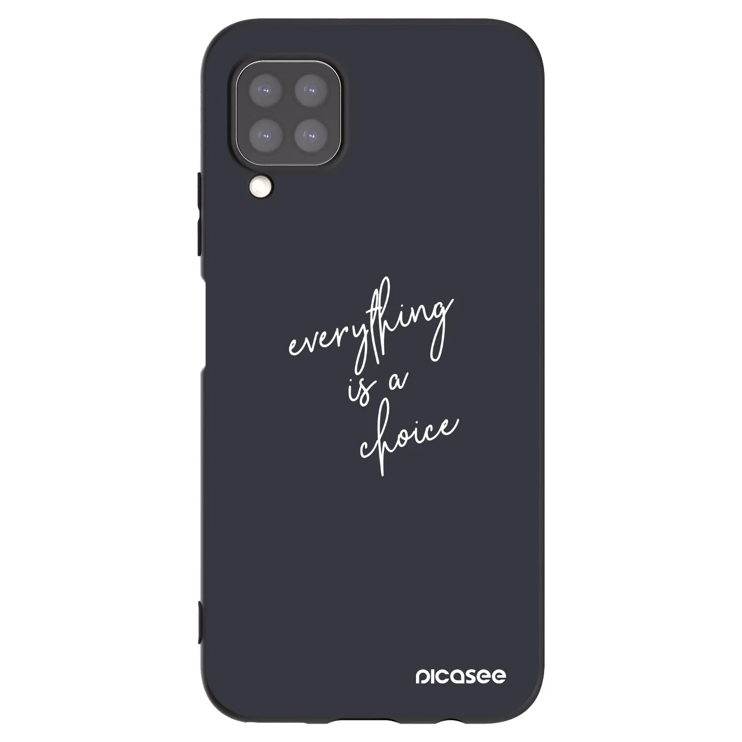 Picasee husă neagră din silicon pentru Huawei P40 Lite - Everything is a choice