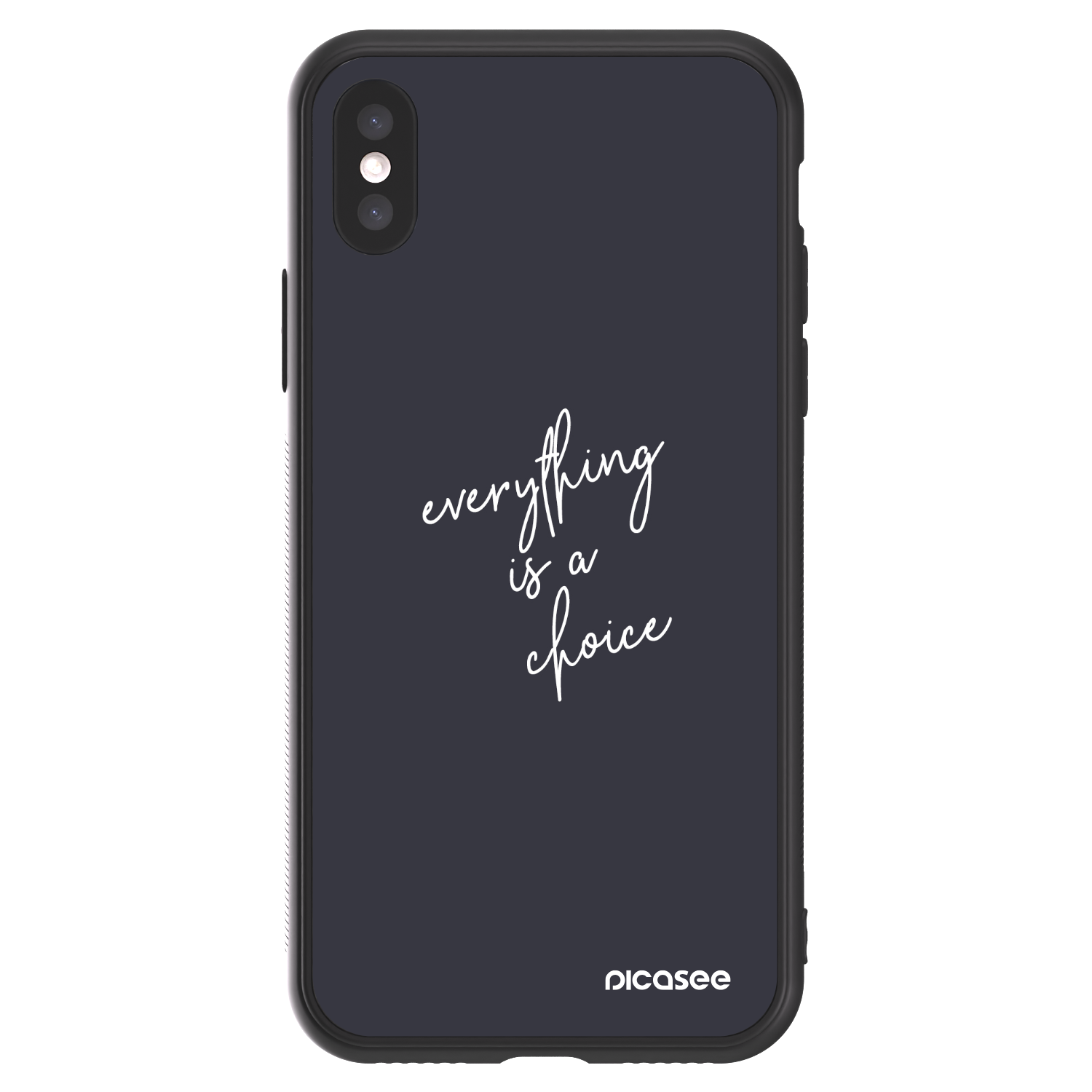 Picasee ULTIMATE CASE pentru Apple iPhone X/XS - Everything is a choice