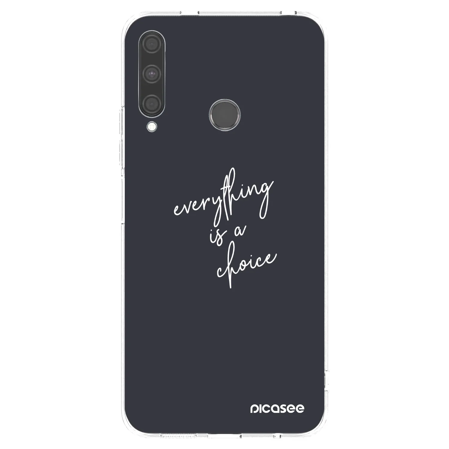 Picasee husă transparentă din silicon pentru Huawei P40 Lite E - Everything is a choice