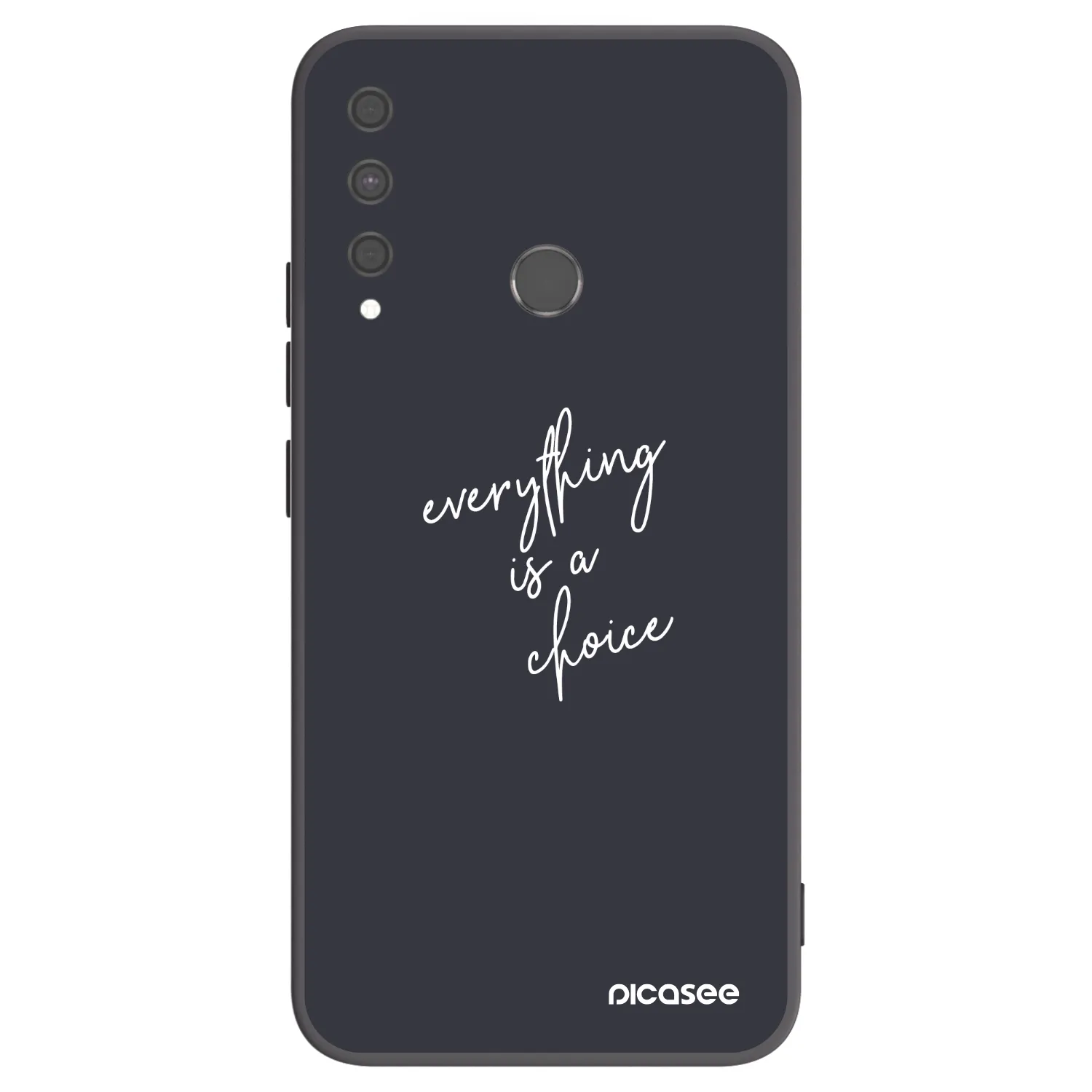 Picasee husă neagră din silicon pentru Huawei P40 Lite E - Everything is a choice