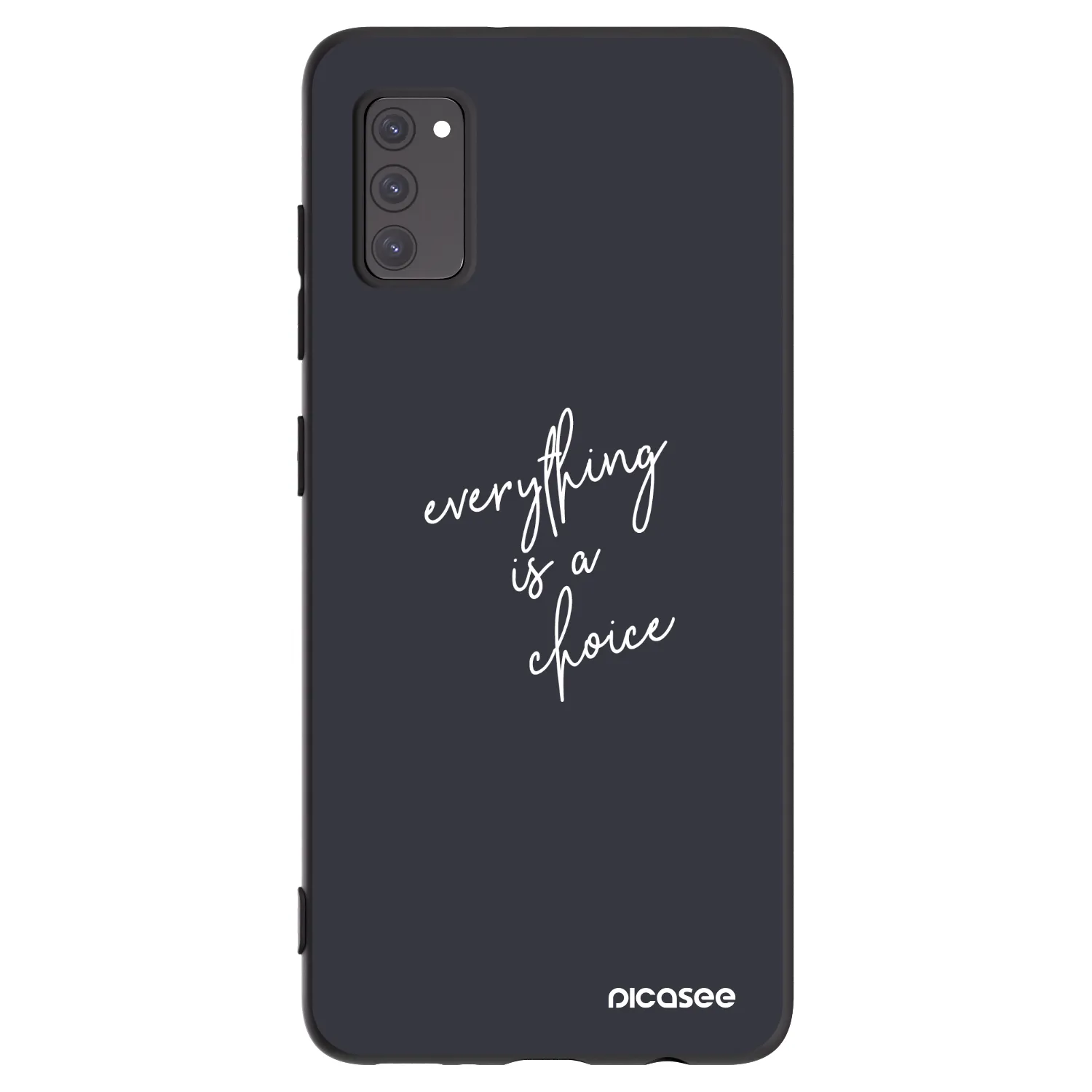 Picasee husă neagră din silicon pentru Samsung Galaxy A41 A415F - Everything is a choice