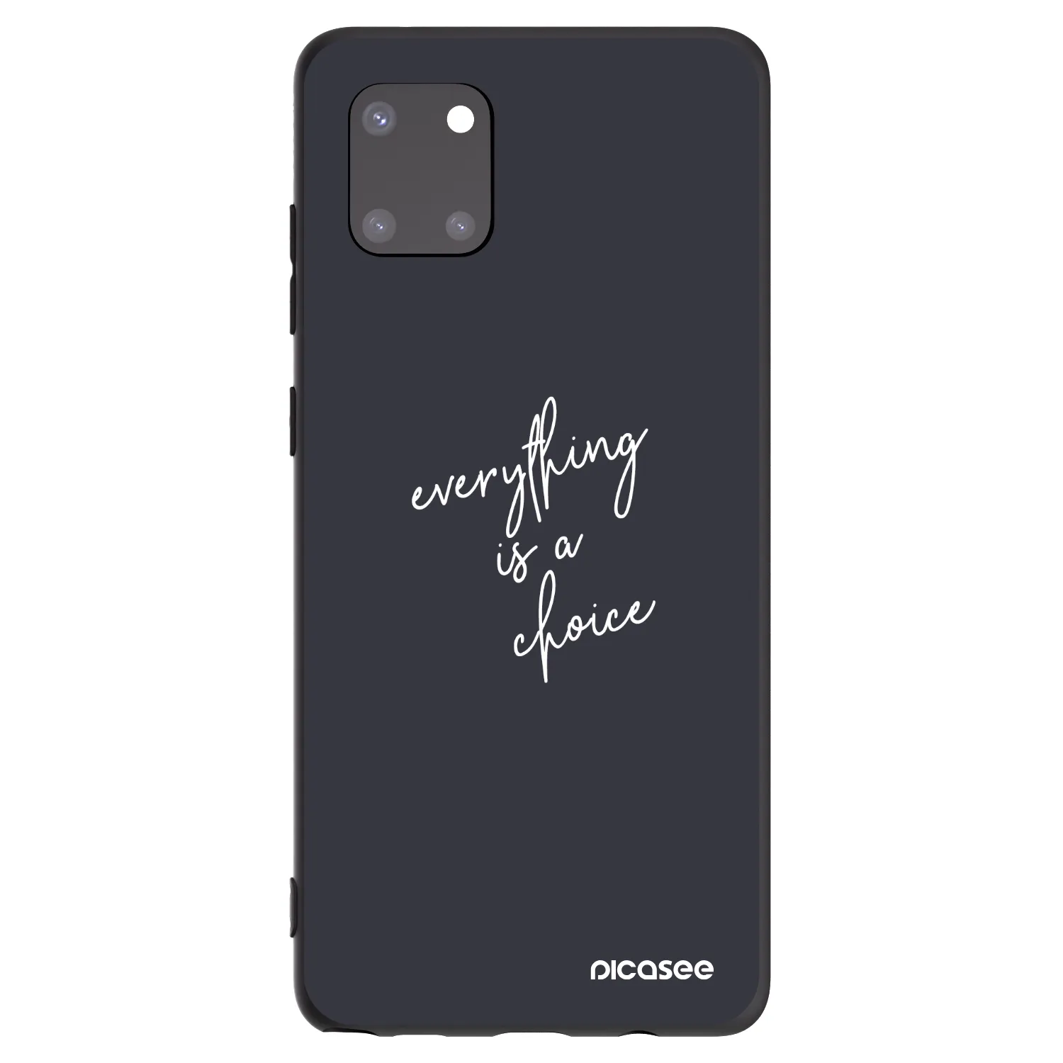 Picasee husă neagră din silicon pentru Samsung Galaxy Note 10 Lite N770F - Everything is a choice