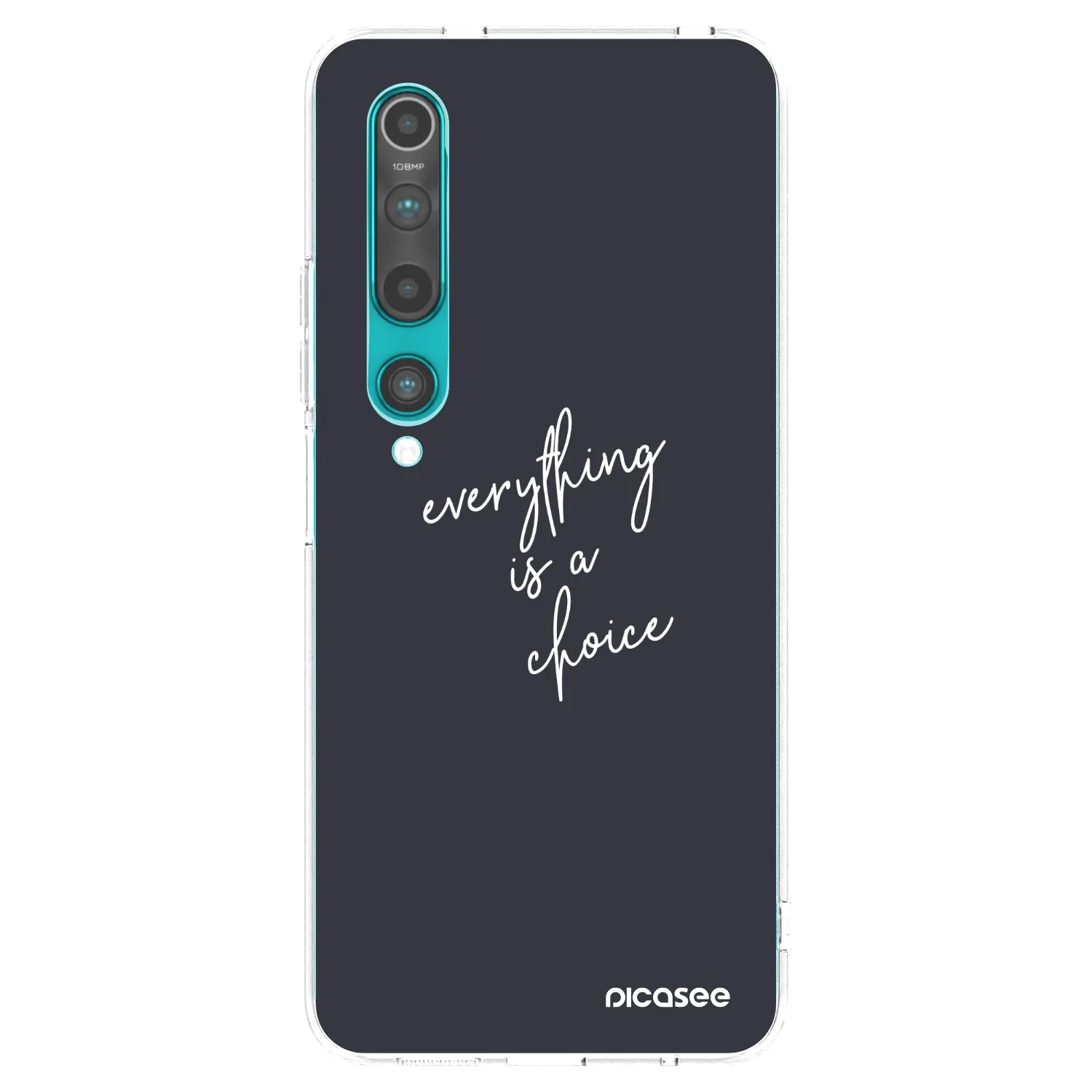 Picasee husă transparentă din silicon pentru Xiaomi Mi 10 - Everything is a choice