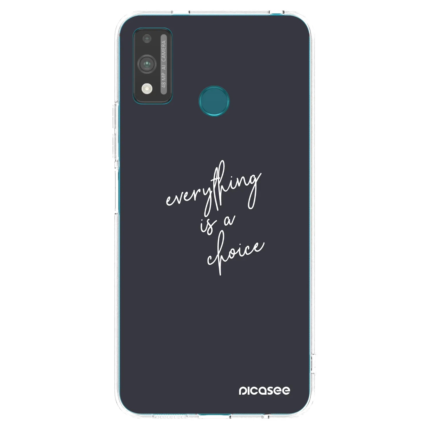 Picasee husă transparentă din silicon pentru Honor 9X Lite - Everything is a choice