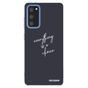 Picasee husă transparentă din silicon pentru Samsung Galaxy S20 FE - Everything is a choice