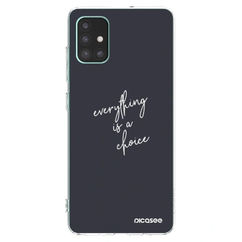 Picasee husă transparentă din silicon pentru Samsung Galaxy M51 M515F - Everything is a choice