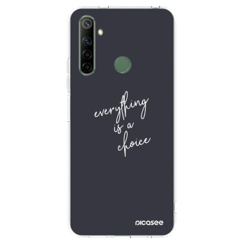 Picasee husă transparentă din silicon pentru Realme 6i - Everything is a choice