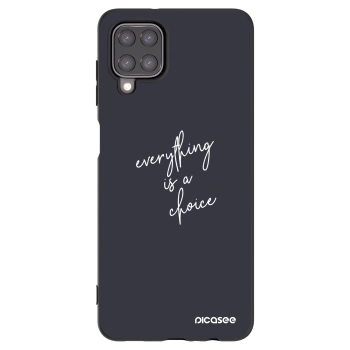 Picasee husă neagră din silicon pentru Samsung Galaxy A12 A125F - Everything is a choice