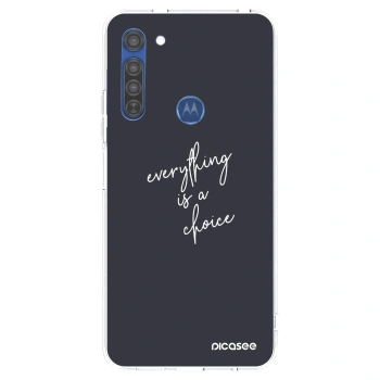 Husă pentru Motorola Moto G8 - Everything is a choice