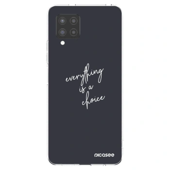 Picasee husă transparentă din silicon pentru Samsung Galaxy A42 A426B - Everything is a choice
