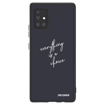 Picasee ULTIMATE CASE pentru Samsung Galaxy A71 A715F - Everything is a choice