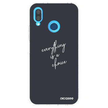 Picasee husă transparentă din silicon pentru Huawei P20 Lite - Everything is a choice