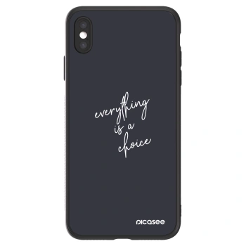 Picasee ULTIMATE CASE pentru Apple iPhone XS Max - Everything is a choice