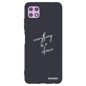Picasee husă neagră din silicon pentru Samsung Galaxy A22 A226B 5G - Everything is a choice