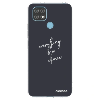 Picasee husă transparentă din silicon pentru Realme C21 - Everything is a choice