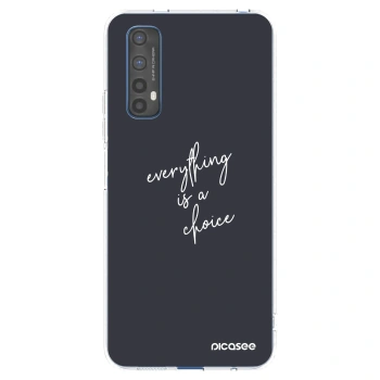 Picasee husă transparentă din silicon pentru Realme 7 - Everything is a choice
