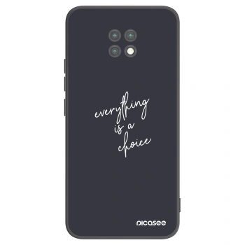 Picasee husă neagră din silicon pentru Xiaomi Redmi Note 9T - Everything is a choice