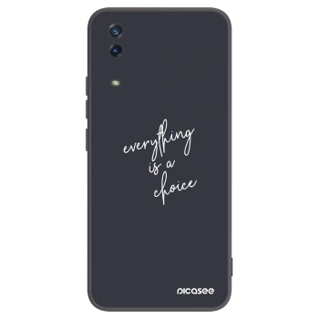 Picasee husă neagră din silicon pentru Vivo Y11s - Everything is a choice