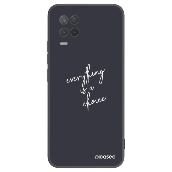 Picasee husă neagră din silicon pentru Realme 8 5G - Everything is a choice