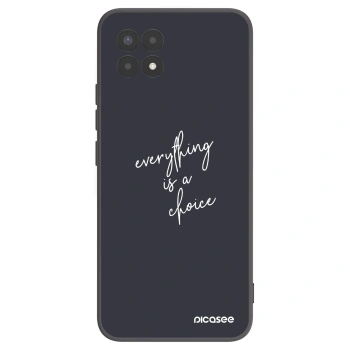 Picasee husă neagră din silicon pentru Realme 8i - Everything is a choice