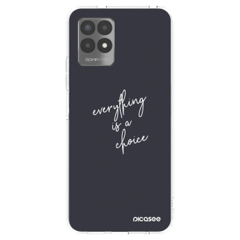 Picasee husă transparentă din silicon pentru Realme 8i - Everything is a choice