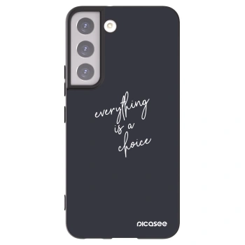 Picasee husă neagră din silicon pentru Samsung Galaxy S22 5G - Everything is a choice
