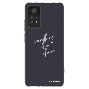 Picasee husă transparentă din silicon pentru Xiaomi Redmi Note 11 Pro - Everything is a choice