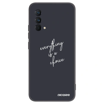 Picasee husă neagră din silicon pentru Realme GT Master Edition 5G - Everything is a choice