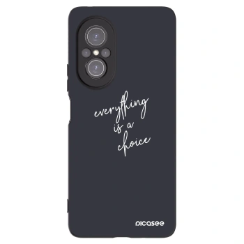 Picasee husă neagră din silicon pentru Huawei Nova 9 SE - Everything is a choice