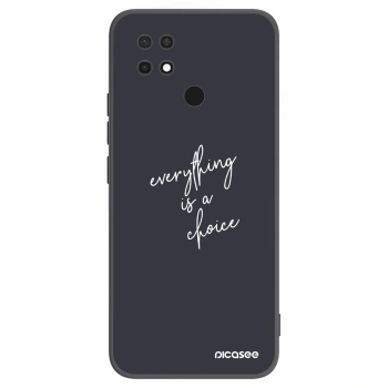 Picasee husă neagră din silicon pentru Xiaomi Redmi 10C - Everything is a choice