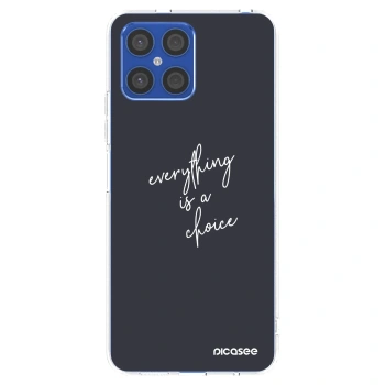 Picasee husă transparentă din silicon pentru Honor X8 4G - Everything is a choice