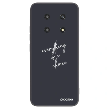 Picasee husă neagră din silicon pentru Honor Magic4 Lite 5G - Everything is a choice