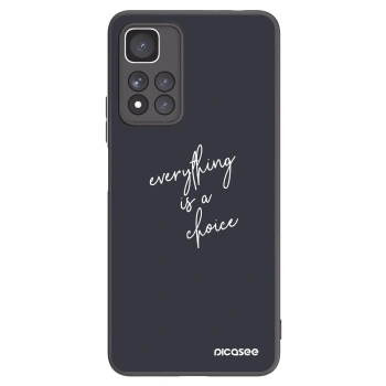 Picasee husă neagră din silicon pentru Xiaomi Redmi Note 11 Pro+ 5G - Everything is a choice