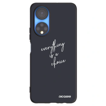 Picasee husă neagră din silicon pentru Honor X7 - Everything is a choice