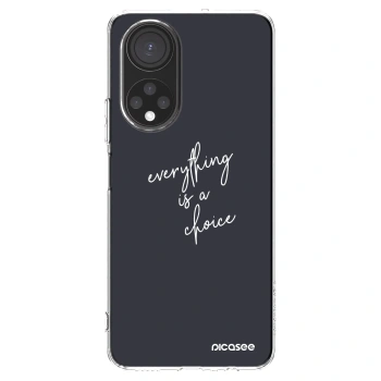 Picasee husă transparentă din silicon pentru Honor X7 - Everything is a choice
