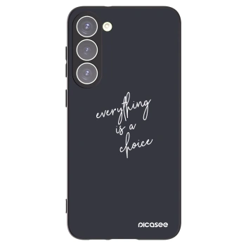 Picasee husă neagră din silicon pentru Samsung Galaxy S23+ 5G - Everything is a choice