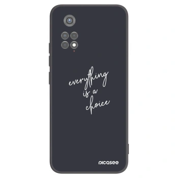 Picasee husă neagră din silicon pentru Xiaomi Redmi Note 11S 5G - Everything is a choice