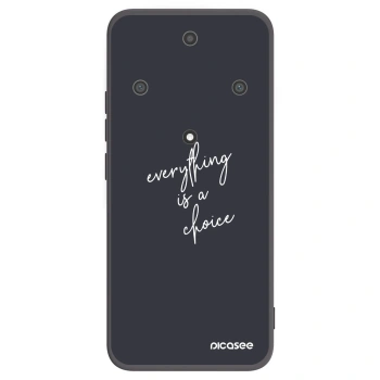 Picasee husă neagră din silicon pentru Honor Magic5 Lite 5G - Everything is a choice