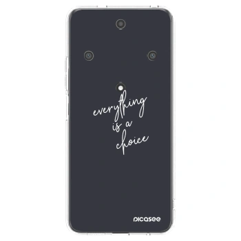 Picasee husă transparentă din silicon pentru Honor Magic5 Lite 5G - Everything is a choice