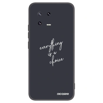 Picasee husă neagră din silicon pentru Xiaomi 13 Pro - Everything is a choice
