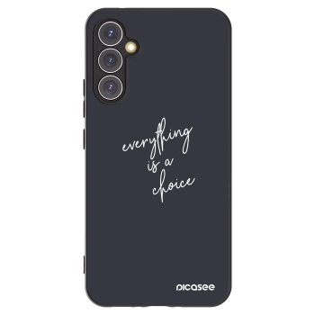 Picasee husă neagră din silicon pentru Samsung Galaxy A34 5G A346B - Everything is a choice