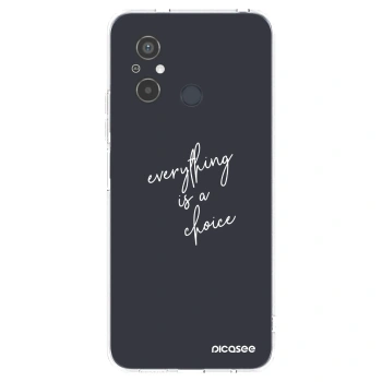 Picasee husă transparentă din silicon pentru Xiaomi Redmi 12C - Everything is a choice