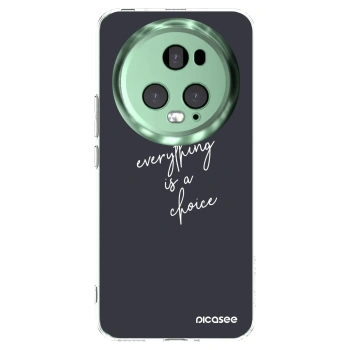 Picasee husă transparentă din silicon pentru Honor Magic5 Pro - Everything is a choice