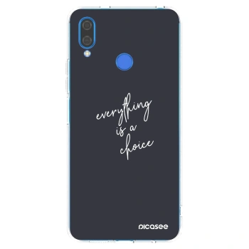 Picasee husă transparentă din silicon pentru Huawei Nova 3i - Everything is a choice