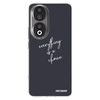 Picasee husă transparentă din silicon pentru Honor 90 5G - Everything is a choice