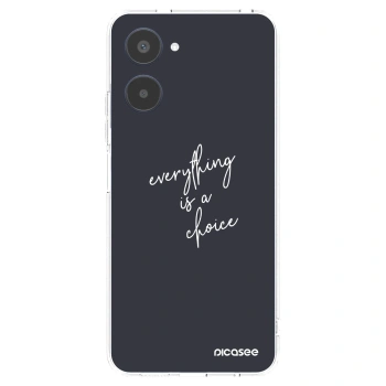 Picasee husă transparentă din silicon pentru Realme 10 4G - Everything is a choice