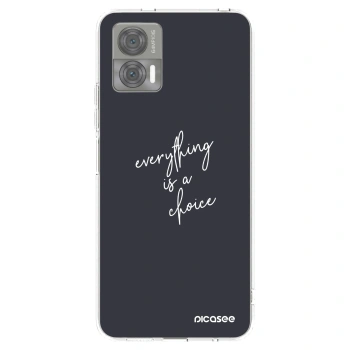 Picasee husă transparentă din silicon pentru Motorola Edge 30 Neo - Everything is a choice
