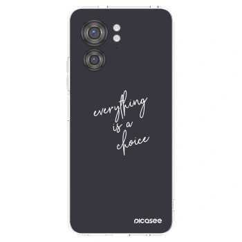 Picasee husă transparentă din silicon pentru Motorola Edge 40 - Everything is a choice