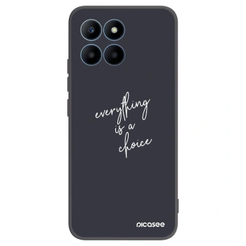 Picasee husă neagră din silicon pentru Honor 70 Lite - Everything is a choice