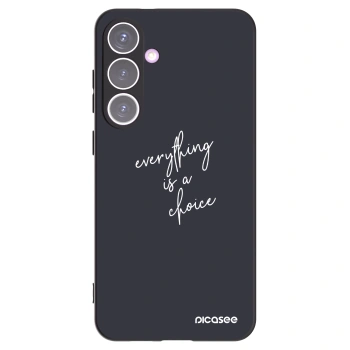 Picasee husă neagră din silicon pentru Samsung Galaxy S24+ S926B 5G - Everything is a choice